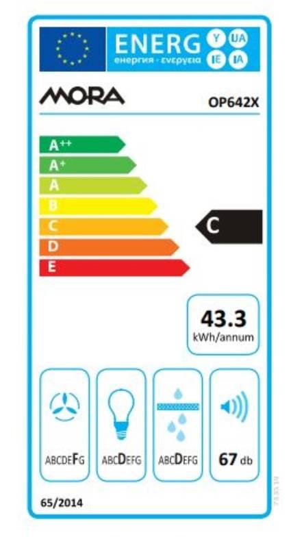 Odsavač par Mora Premium OP 642 X nerez