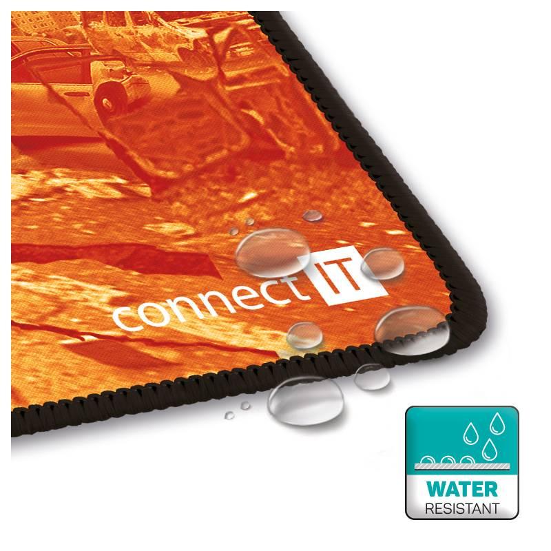 Podložka pod myš Connect IT Biohazard malá 32 x 24,5 cm oranžová