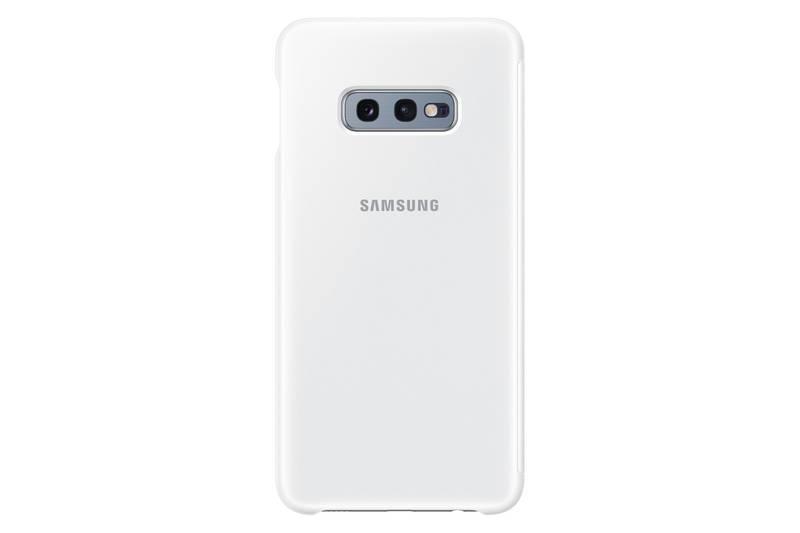 Pouzdro na mobil flipové Samsung Clear View pro Galaxy S10e bílé