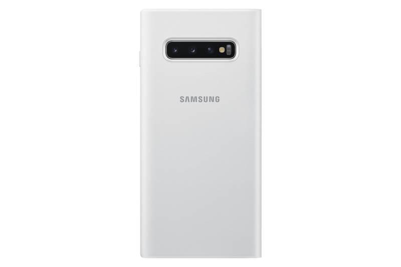 Pouzdro na mobil flipové Samsung LED View pro Galaxy S10 bílé