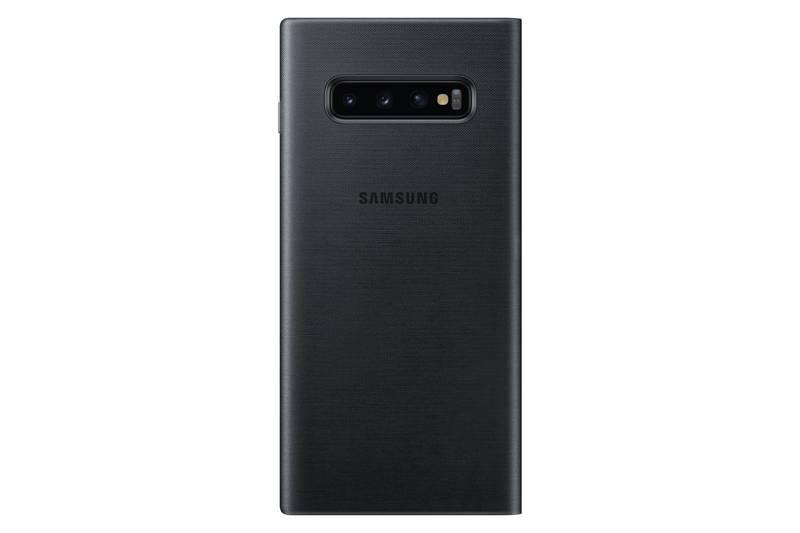 Pouzdro na mobil flipové Samsung LED View pro Galaxy S10 černé