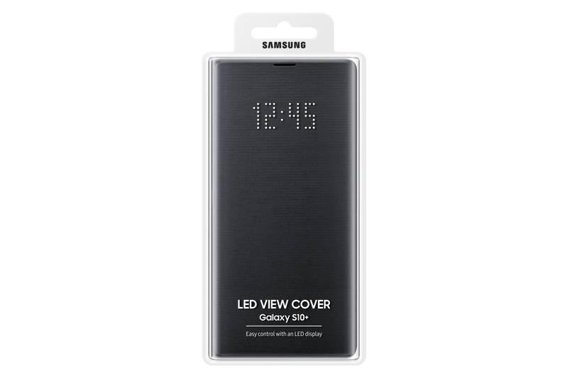Pouzdro na mobil flipové Samsung LED View pro Galaxy S10 černé, Pouzdro, na, mobil, flipové, Samsung, LED, View, pro, Galaxy, S10, černé
