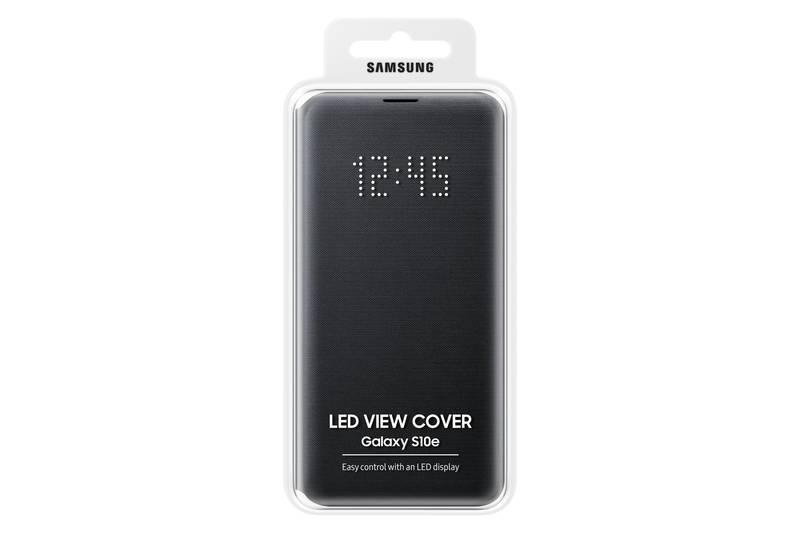 Pouzdro na mobil flipové Samsung LED View pro Galaxy S10e černé