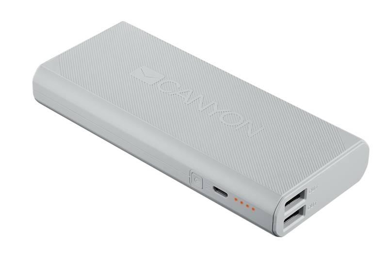 Powerbank Canyon 13000mAh, 2x USB bílá