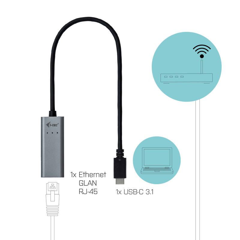 Redukce i-tec USB-C RJ45