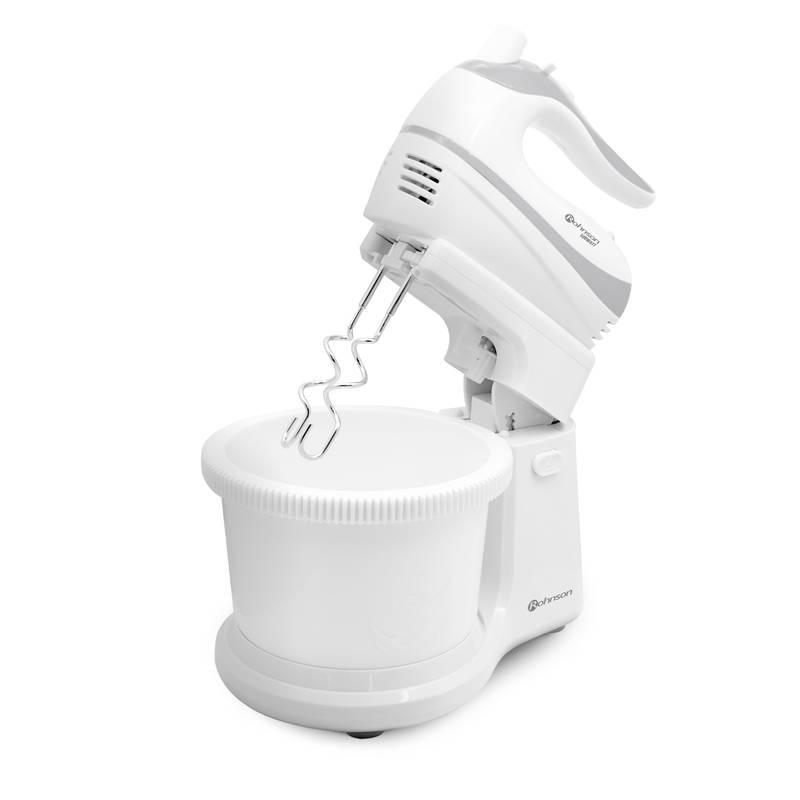 Ruční šlehač s mísou ROHNSON R-5520 bílý