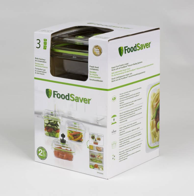Sada Bionaire FoodSaver FFC020X zelená průhledná, Sada, Bionaire, FoodSaver, FFC020X, zelená, průhledná
