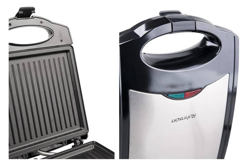 Sendvičovač ROHNSON R-2108 černý stříbrný