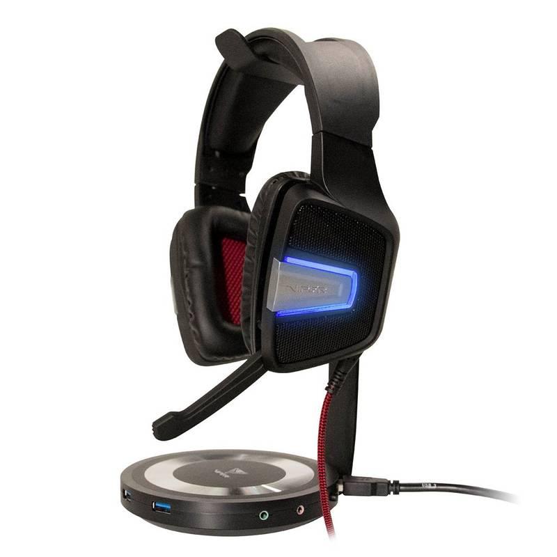 Stojánek Patriot na headset, USB 3.0