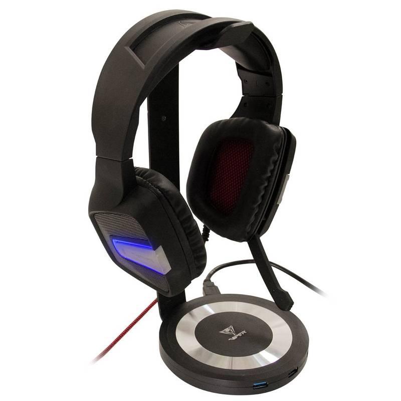 Stojánek Patriot na headset, USB 3.0