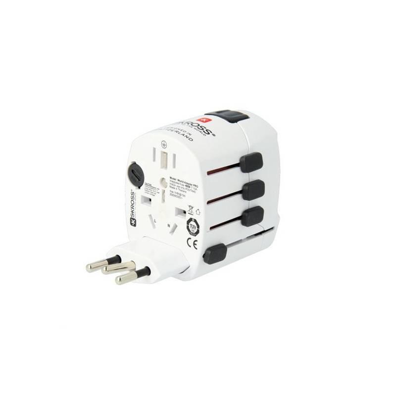Cestovní adaptér Solight Skross PRO pro celý svět bílý