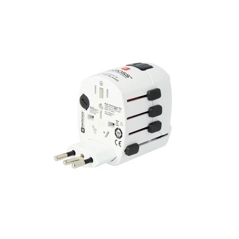 Cestovní adaptér Solight Skross PRO pro celý svět bílý