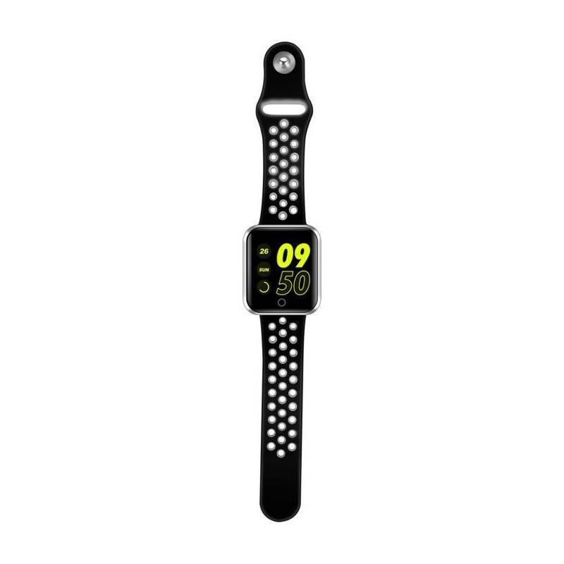 Chytré hodinky IMMAX SW10 černé stříbrné