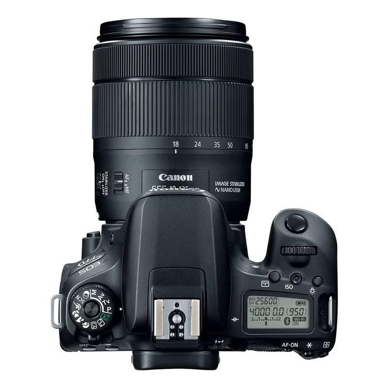 Digitální fotoaparát Canon EOS 77D 18-135 IS USM VUK černý, Digitální, fotoaparát, Canon, EOS, 77D, 18-135, IS, USM, VUK, černý