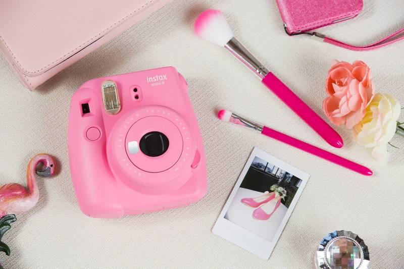 Digitální fotoaparát Fujifilm Instax mini 9 pouzdro růžový