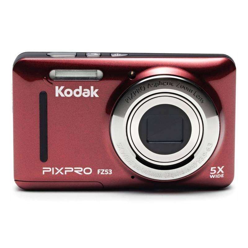 Digitální fotoaparát Kodak Friendly Zoom FZ53 červený, Digitální, fotoaparát, Kodak, Friendly, Zoom, FZ53, červený