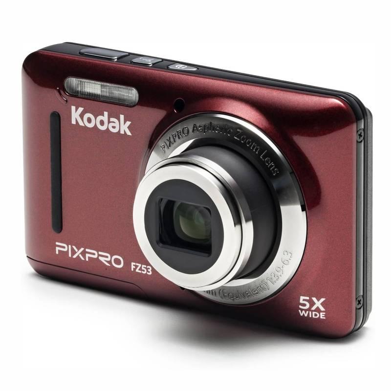 Digitální fotoaparát Kodak Friendly Zoom FZ53 červený, Digitální, fotoaparát, Kodak, Friendly, Zoom, FZ53, červený