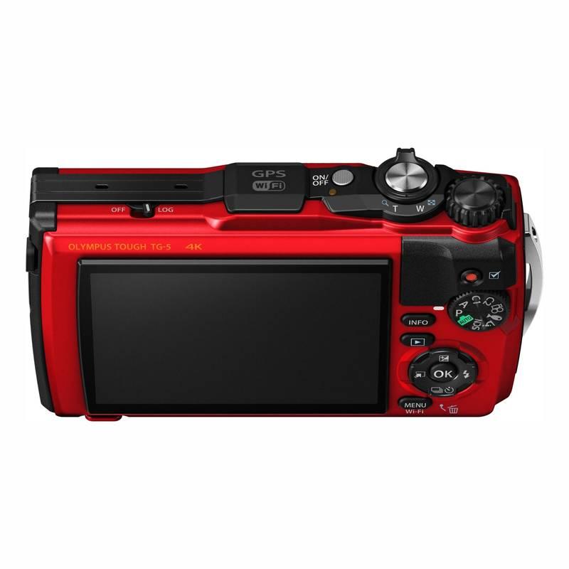 Digitální fotoaparát Olympus TG-5 červený