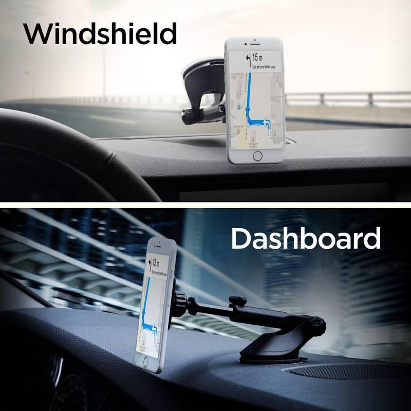 Držák na mobil Spigen Kuel H35 s přísavkou černý