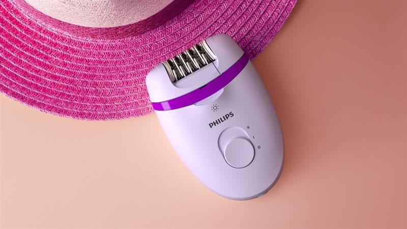 Epilátor Philips Satinelle Essential BRE275 00 růžový