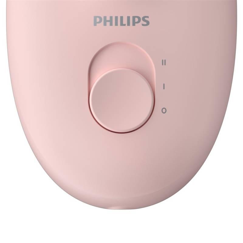 Epilátor Philips Satinelle Essential BRE285 00 růžový