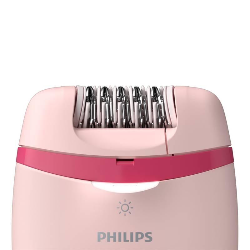 Epilátor Philips Satinelle Essential BRE285 00 růžový, Epilátor, Philips, Satinelle, Essential, BRE285, 00, růžový