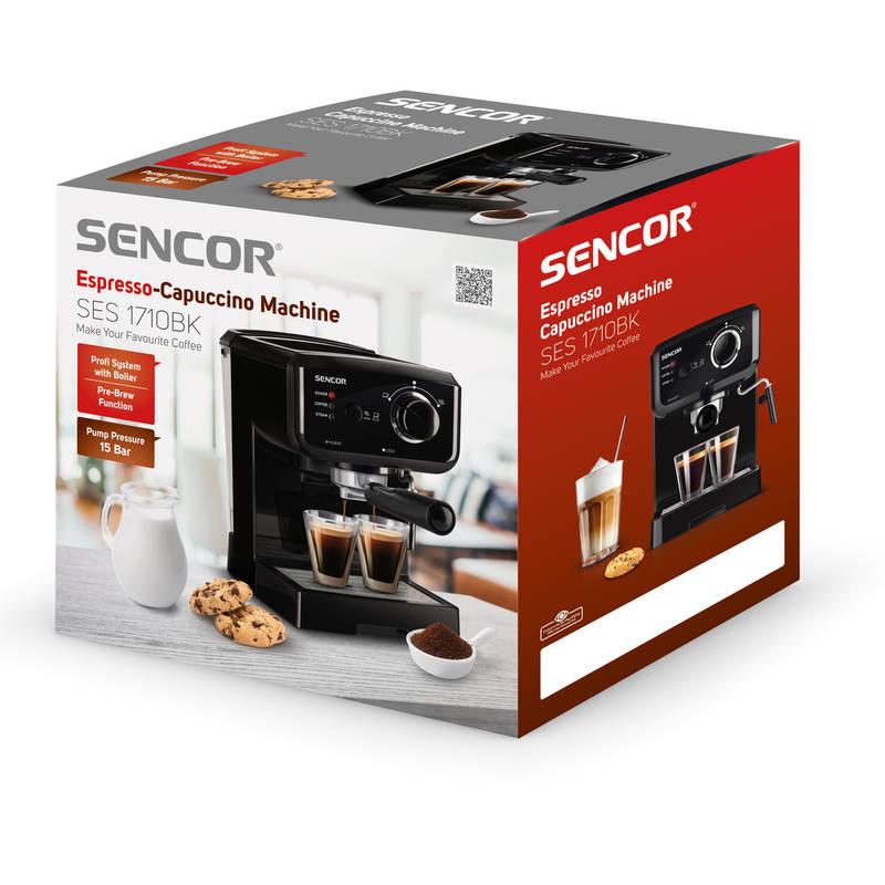 Espresso Sencor SES 1710BK černé, Espresso, Sencor, SES, 1710BK, černé