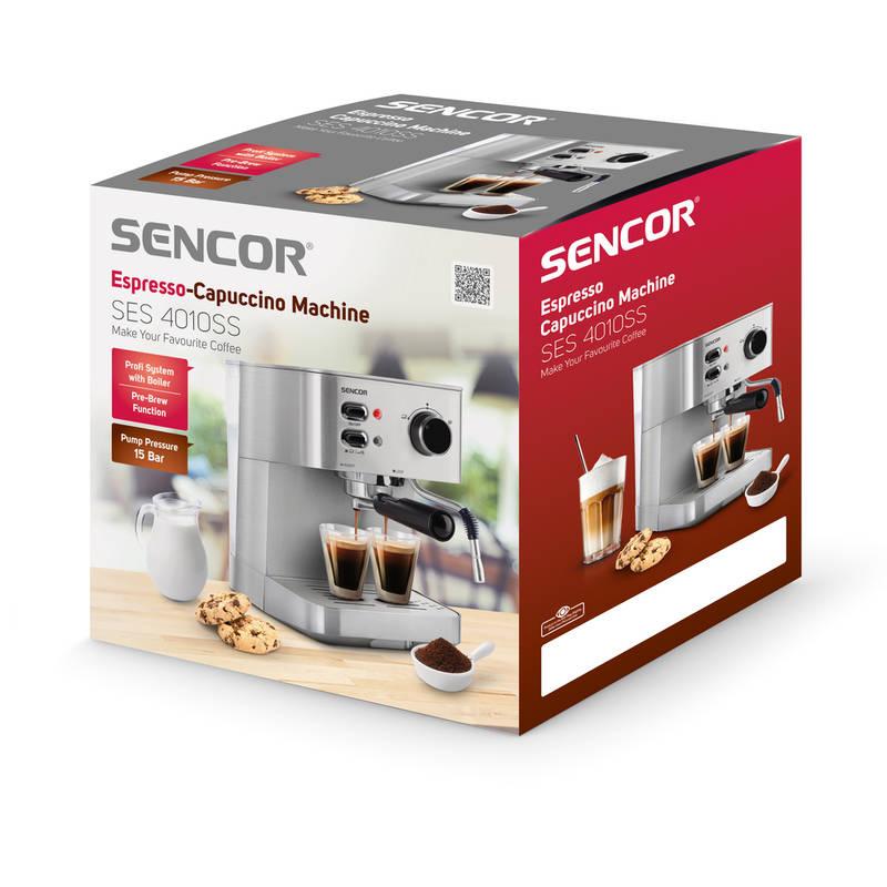 Espresso Sencor SES 4010SS nerez, Espresso, Sencor, SES, 4010SS, nerez