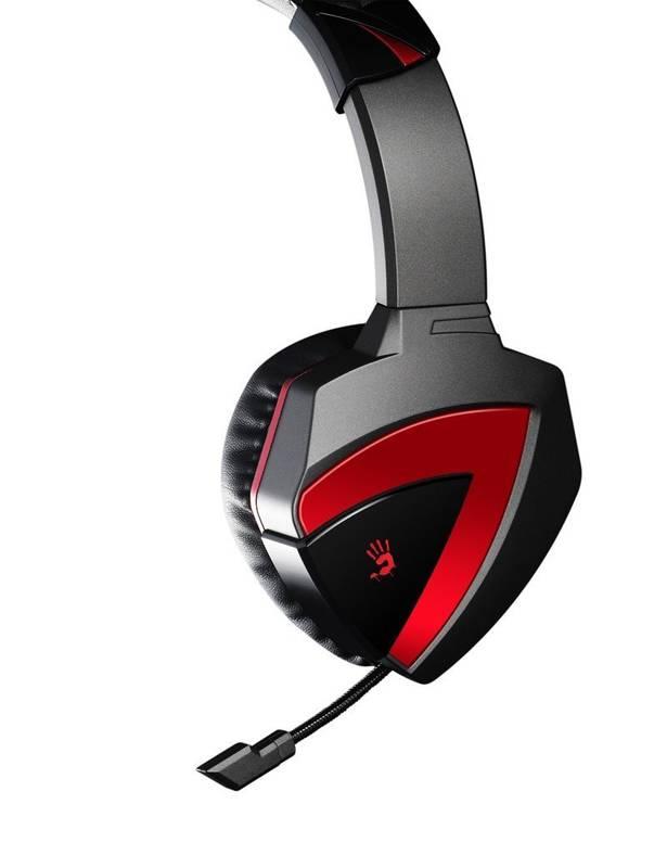 Headset A4Tech Bloody G500 černý červený, Headset, A4Tech, Bloody, G500, černý, červený