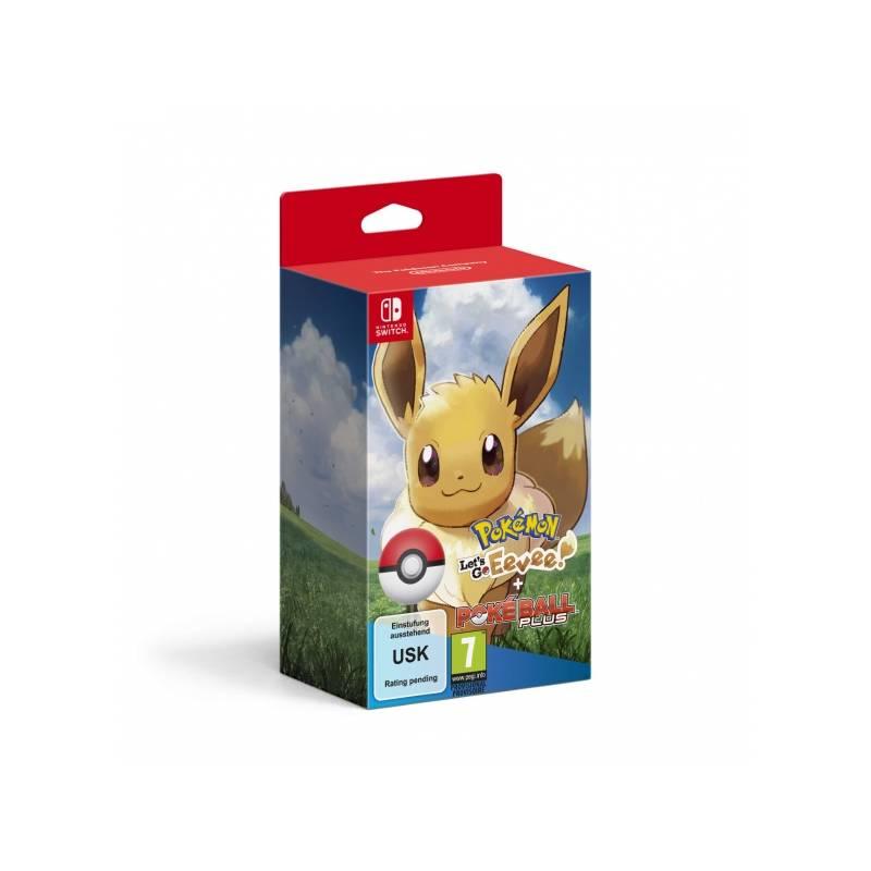 Hra Nintendo SWITCH Pokémon Let's Go Eevee! Poké Ball Plus, Hra, Nintendo, SWITCH, Pokémon, Let's, Go, Eevee!, Poké, Ball, Plus