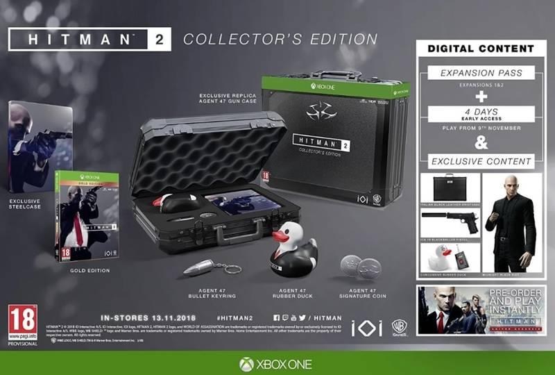 Hra Ostatní XBox One Hitman 2 Collectors Edition