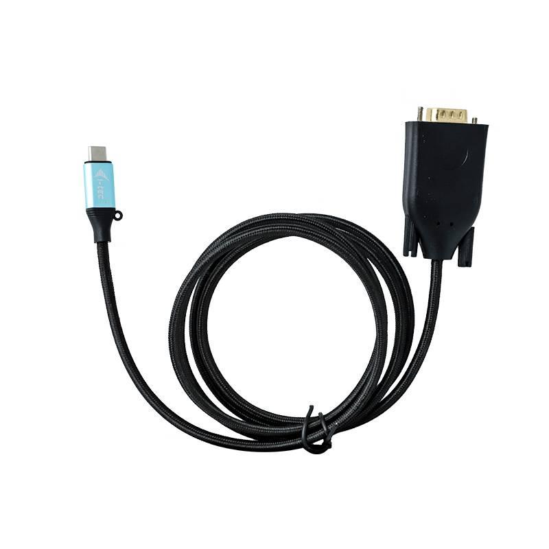 Kabel i-tec USB-C VGA, 1,5m černý, Kabel, i-tec, USB-C, VGA, 1,5m, černý