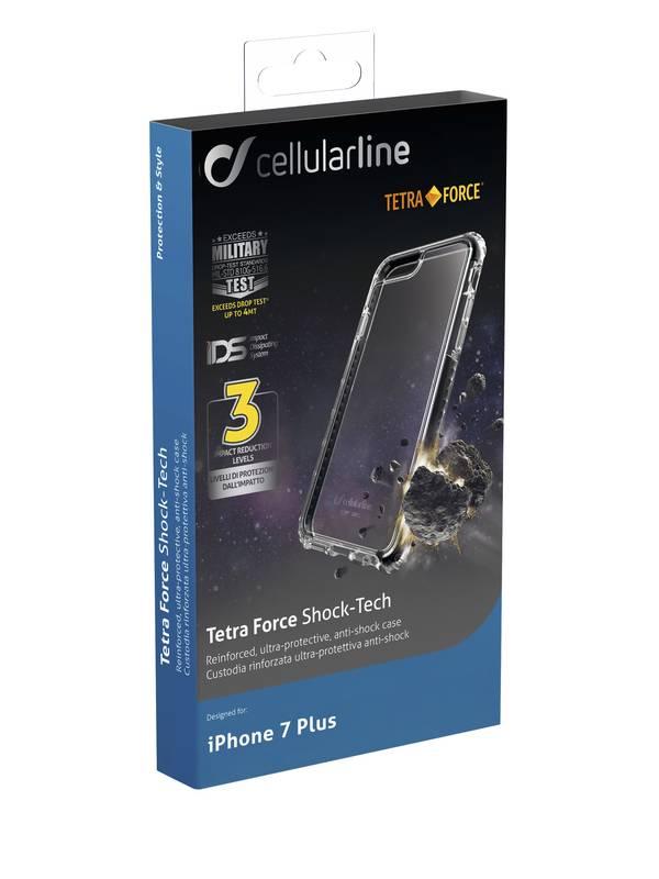 Kryt na mobil CellularLine Tetra Force PRO pro Apple iPhone 8 Plus 7 Plus černý