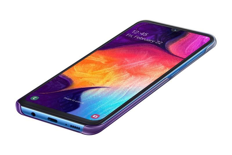 Kryt na mobil Samsung Gradation Cover pro A50 fialový