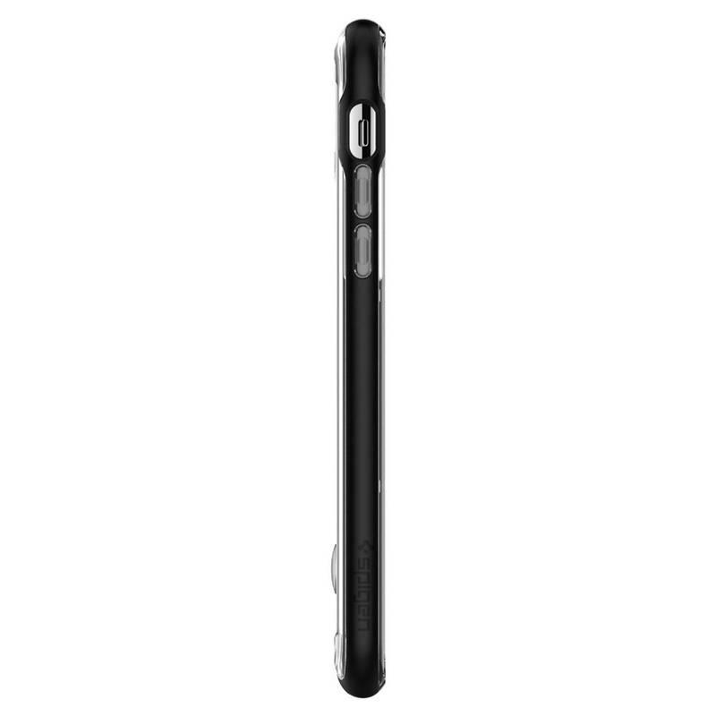 Kryt na mobil Spigen Crystal Hybrid Apple iPhone X černý
