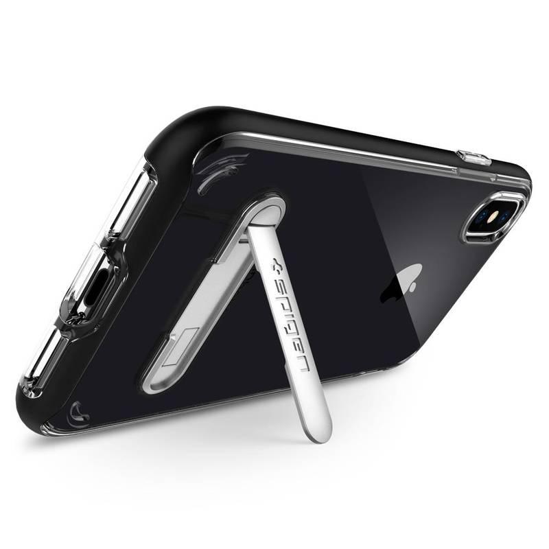 Kryt na mobil Spigen Crystal Hybrid Apple iPhone X černý, Kryt, na, mobil, Spigen, Crystal, Hybrid, Apple, iPhone, X, černý