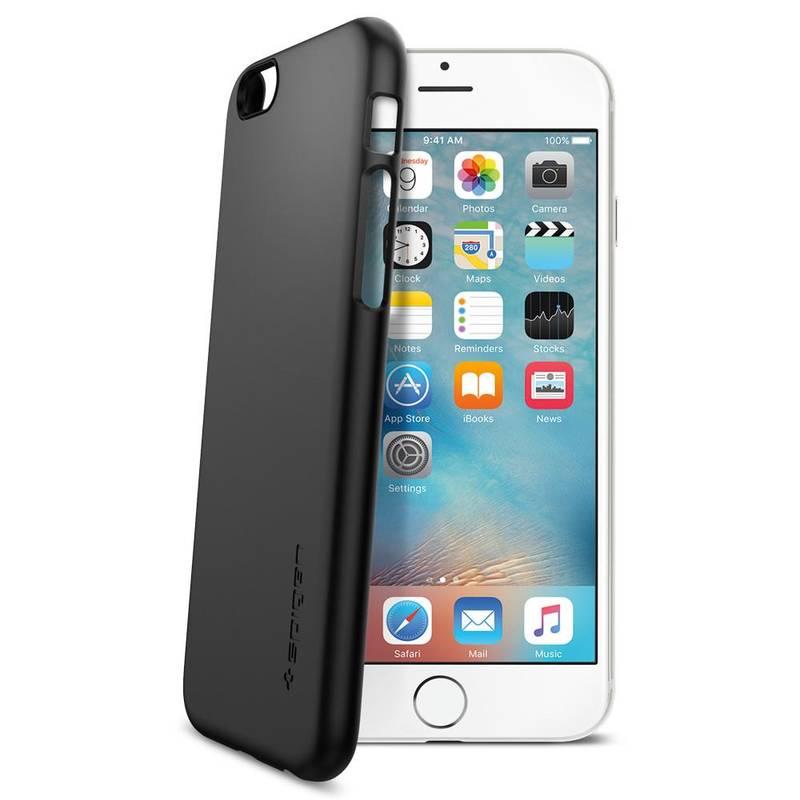 Kryt na mobil Spigen Thin Fit Apple iPhone 6 6s černý
