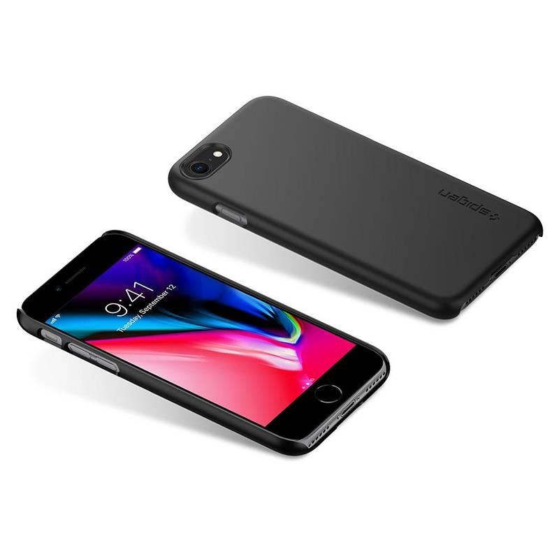 Kryt na mobil Spigen Thin Fit Apple iPhone 8 černý