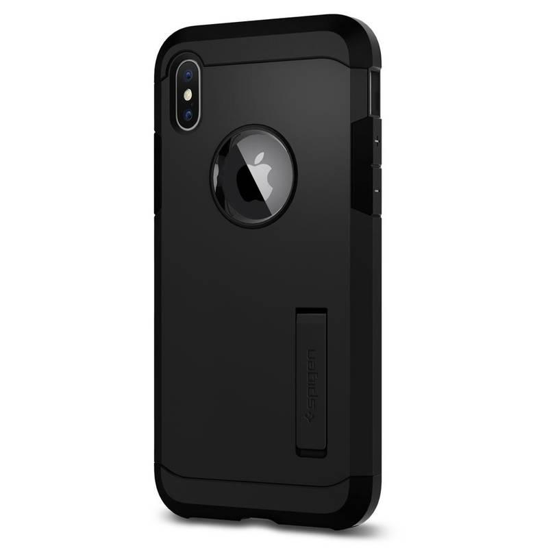 Kryt na mobil Spigen Tough Armor Apple iPhone X černý