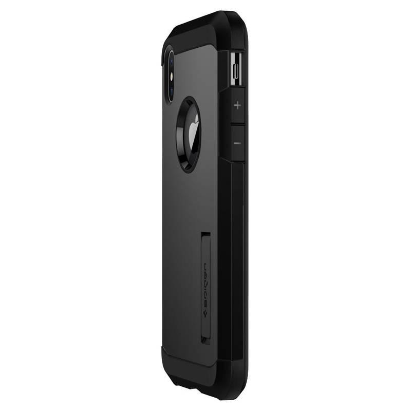 Kryt na mobil Spigen Tough Armor Apple iPhone X černý
