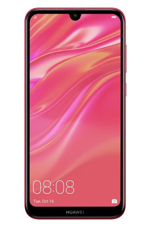 Mobilní telefon Huawei Y7 2019 Dual SIM červený, Mobilní, telefon, Huawei, Y7, 2019, Dual, SIM, červený