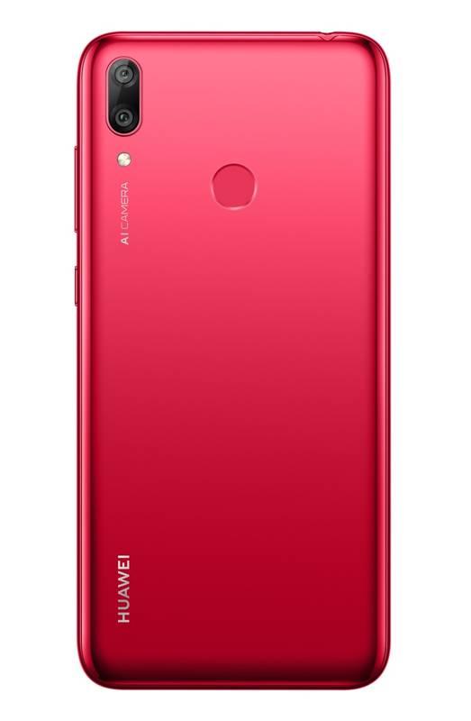 Mobilní telefon Huawei Y7 2019 Dual SIM červený, Mobilní, telefon, Huawei, Y7, 2019, Dual, SIM, červený