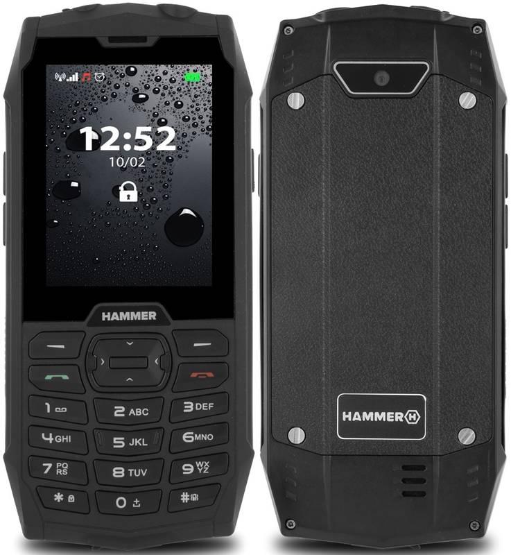 Mobilní telefon myPhone Hammer 4 Dual SIM černý