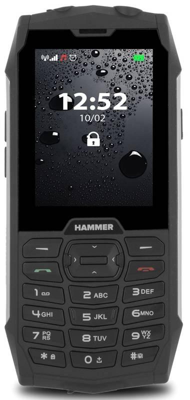 Mobilní telefon myPhone Hammer 4 Dual SIM stříbrný