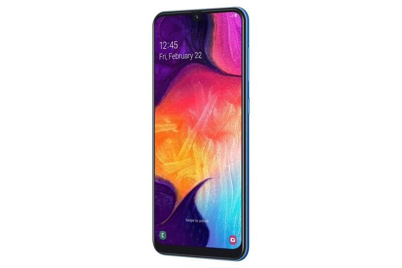 Mobilní telefon Samsung Galaxy A50 Dual SIM modrý, Mobilní, telefon, Samsung, Galaxy, A50, Dual, SIM, modrý