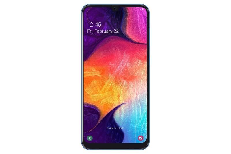 Mobilní telefon Samsung Galaxy A50 Dual SIM modrý