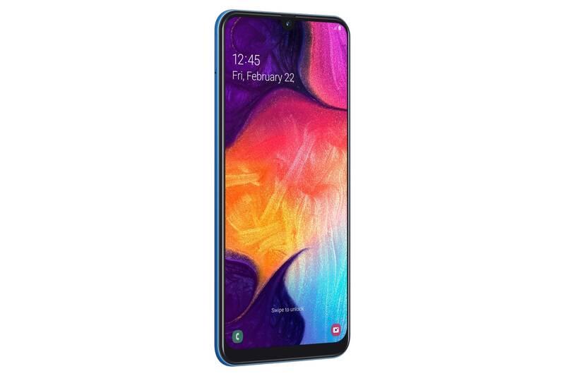 Mobilní telefon Samsung Galaxy A50 Dual SIM modrý, Mobilní, telefon, Samsung, Galaxy, A50, Dual, SIM, modrý