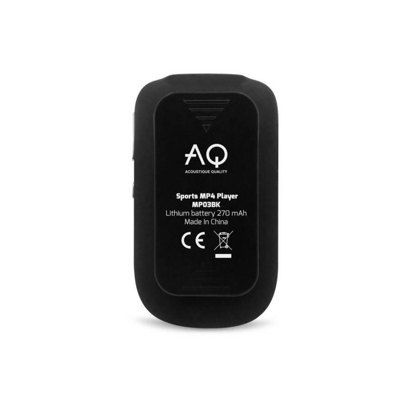 MP3 přehrávač AQ MP03 černý