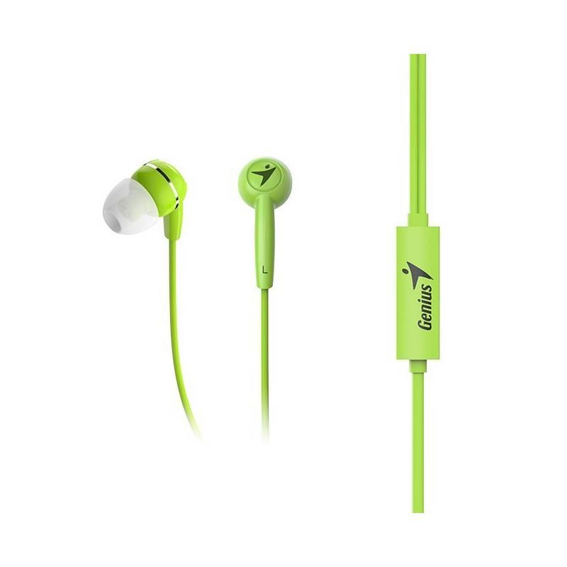 Myš Genius MH-8100 sluchátka zelená, Myš, Genius, MH-8100, sluchátka, zelená