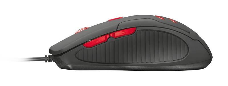 Myš Trust Ziva podložka pod myš černá